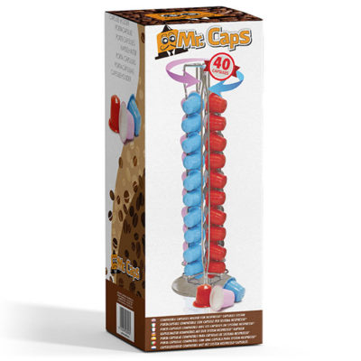 1 Confezione Mr Caps Portacapsule Nespresso Mr Caps compatibili con sistema Nespresso®*