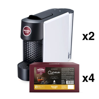 Bundle 2 DEMETRA BIANCA + 4 confezioni CREMA CAFFE' MAURO CLUB