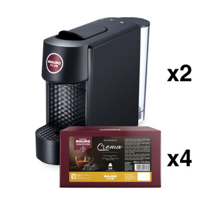 Bundle 2 DEMETRA NERA + 4 confezioni CREMA CAFFE' MAURO CLUB