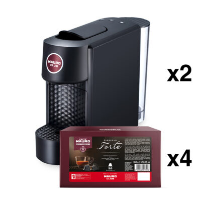 Bundle 2 DEMETRA NERA + 4 confezioni FORTE CAFFE' MAURO CLUB